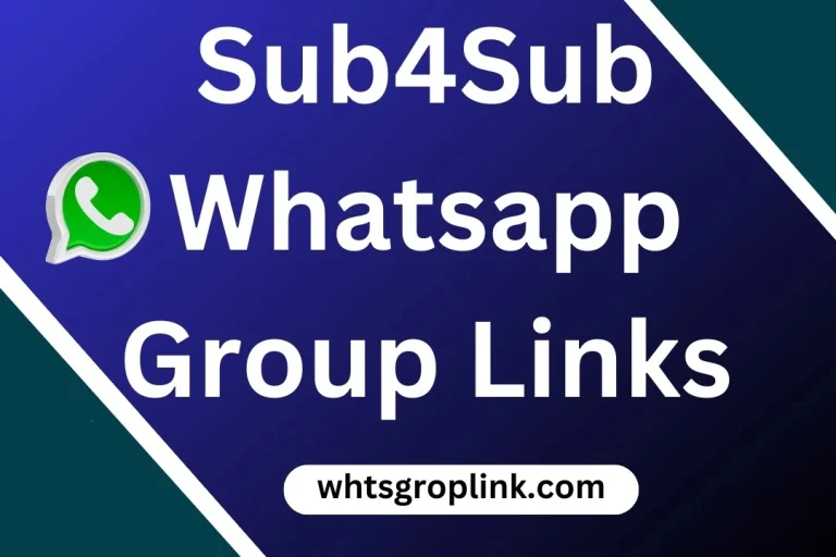 Active Sub For Sub Whatsapp Group Links
