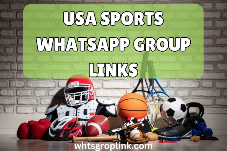 USA Sports WhatsApp Group Links