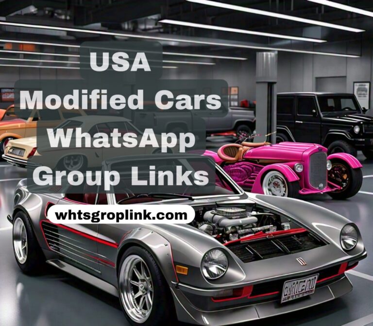 USA Modified Cars WhatsApp Group Links