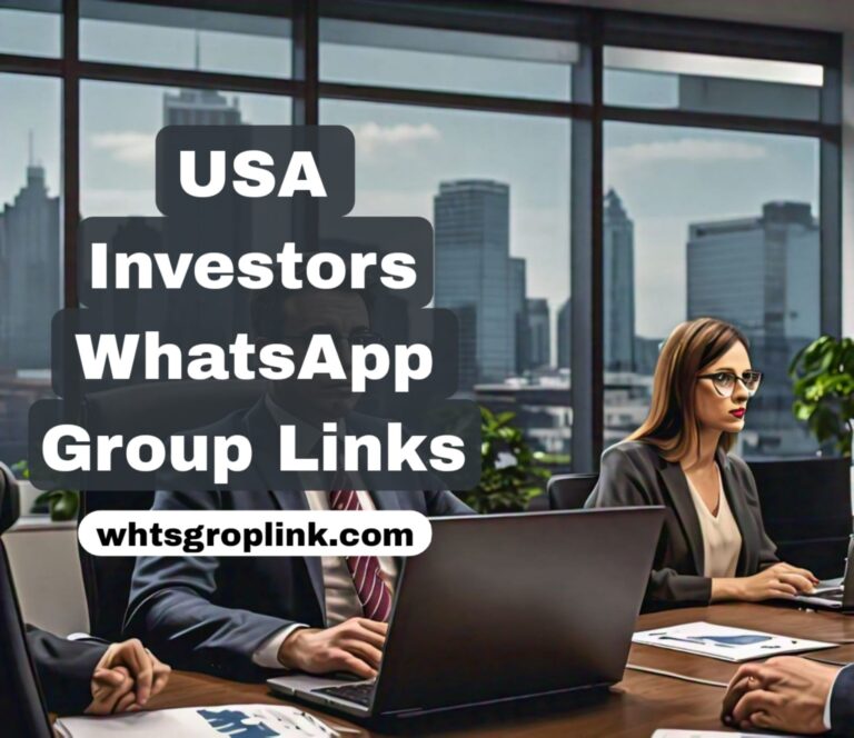 USA Investers WhatsApp Group Links