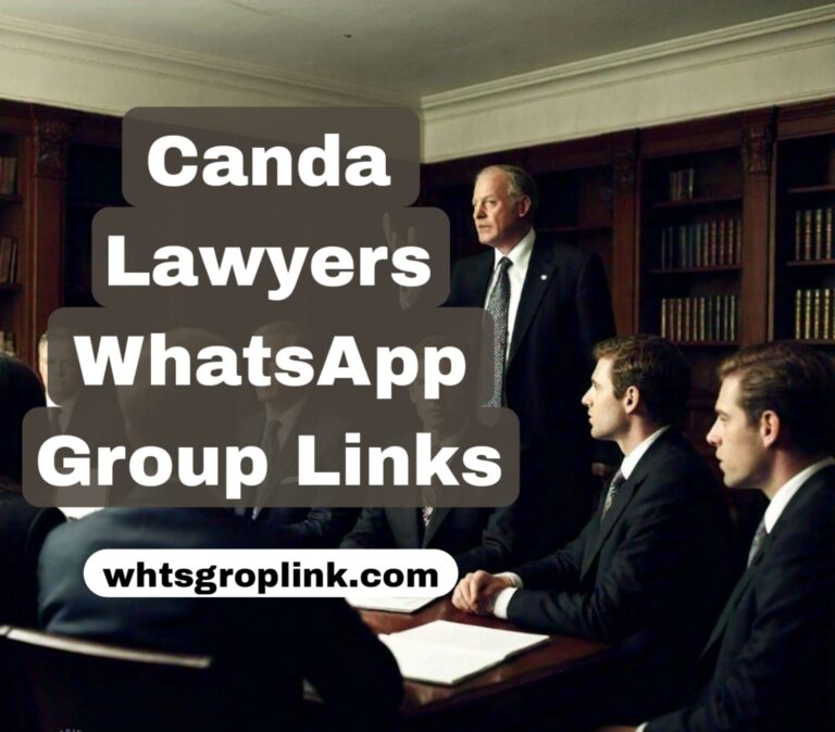 Canada Lawyers WhatsApp Group Links