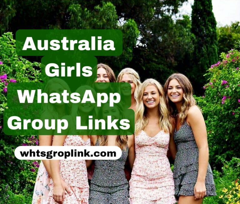 Australia Girls WhatsApp Group Links